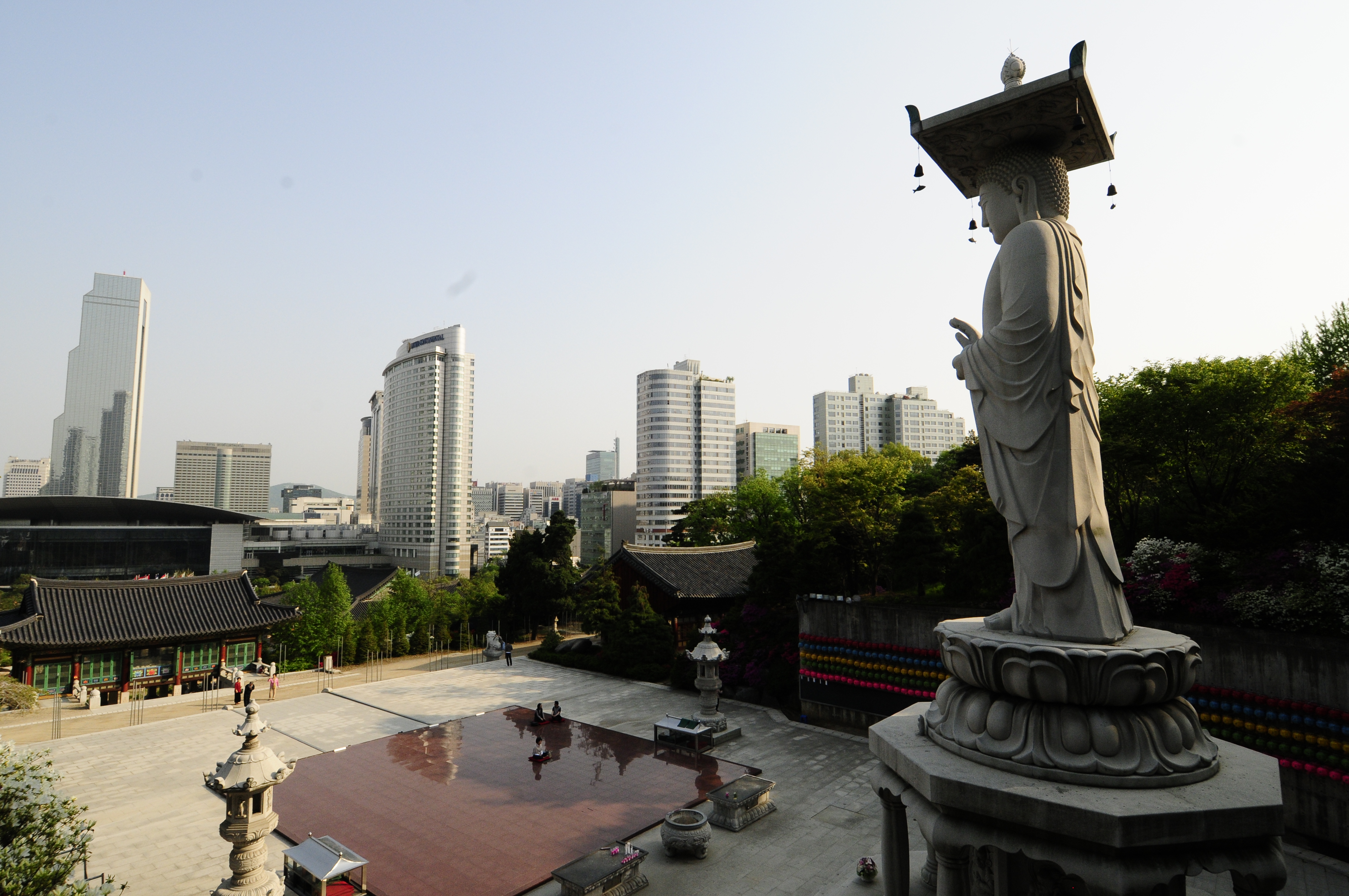Socha Buddhy - Seoul, Jižní Korea